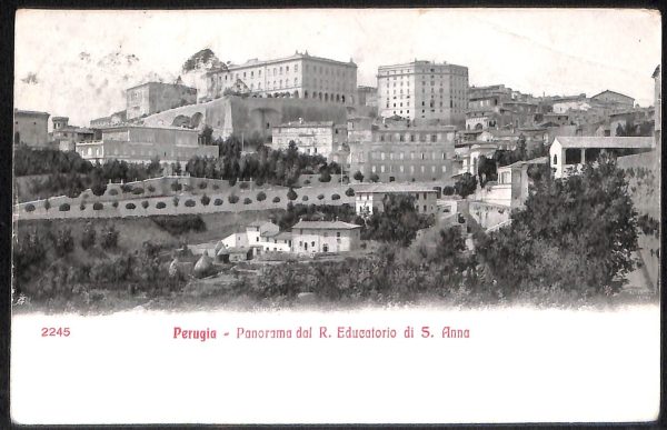 aa9891  - CARTOLINA  D'EPOCA - Perugia Città - San Anna 1911