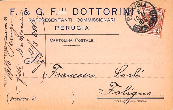 aa9900  - CARTOLINA  D'EPOCA - Perugia Città