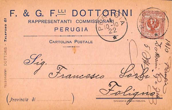 aa9901  - CARTOLINA  D'EPOCA - Perugia Città