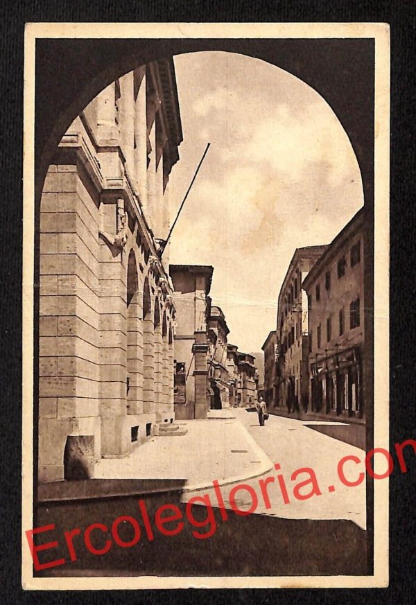 ai0425 - CARTOLINA D'EPOCA - Rieti Città - Via Garibaldi