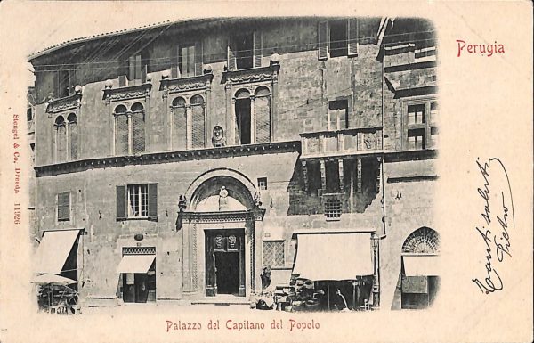 aa9911 - CARTOLINA  D'EPOCA - Perugia Città - Palazzo del Capitano del Popolo