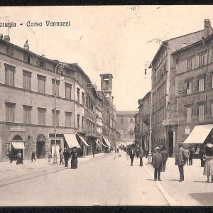 aa9912 - CARTOLINA  D'EPOCA - Perugia Città - Corso Vannucci 1914