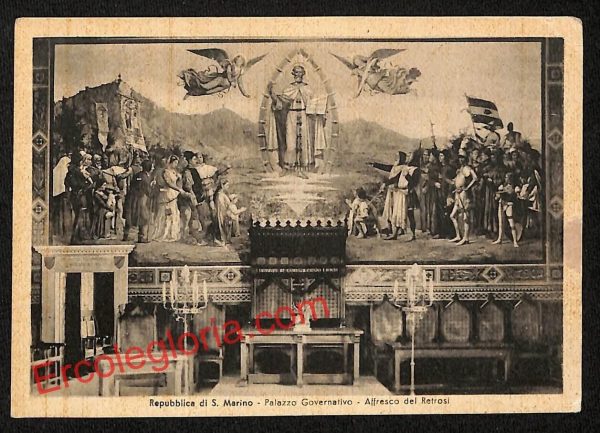 ai4834 - CARTOLINA D'EPOCA - San Marino Città - Palazzo Governativo