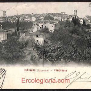 ae0203 - CARTOLINA  D'EPOCA - Arezzo Provincia - Bibbiena  1904