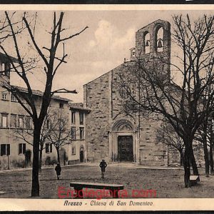 ae0007 - CARTOLINA  D'EPOCA - Arezzo Città - Chiesa  di San Domenico
