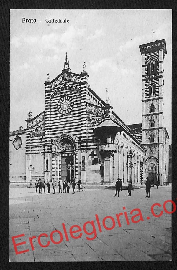 ah9010 - CARTOLINA D'EPOCA - Prato Città - Cattedrale