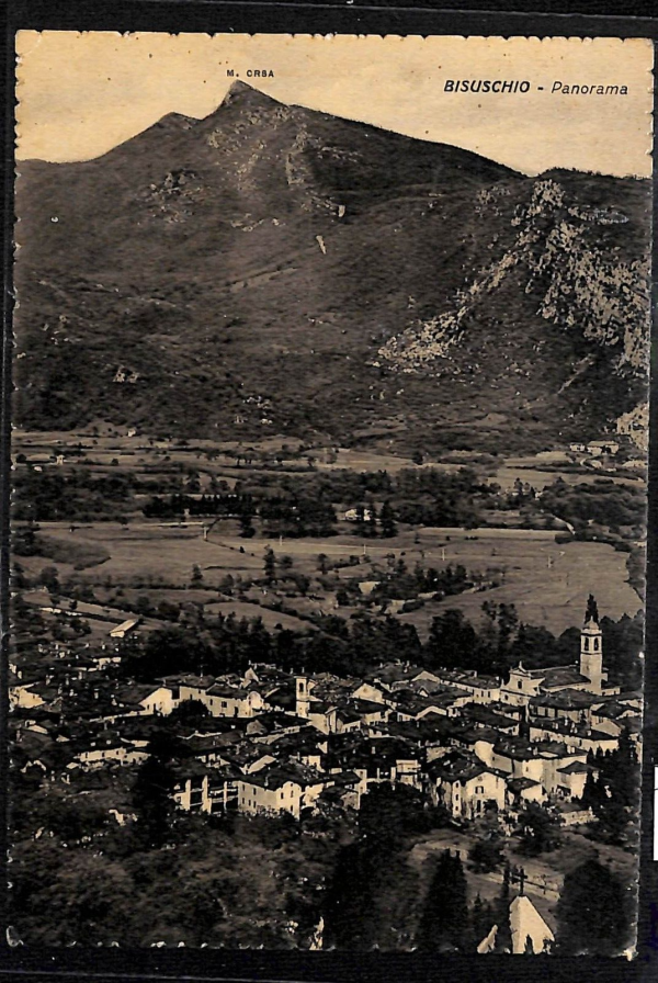 ab4943  -  CARTOLINA  D'EPOCA -  Varese Provincia  :  BISUSCHIO