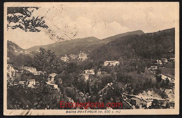 ae0211 - CARTOLINA  D'EPOCA - Arezzo Provincia - Badia Prataglia  1926