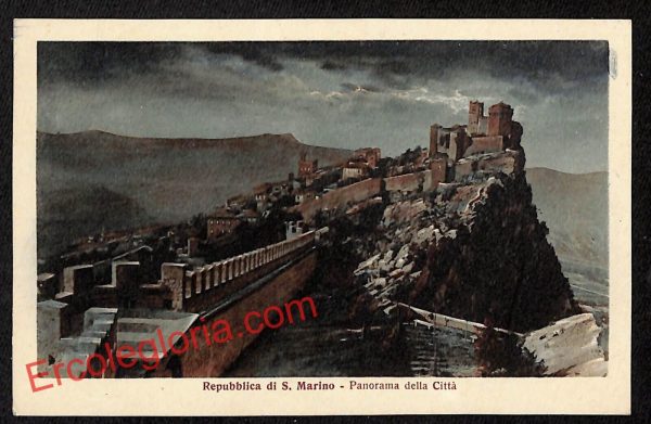 ai4836 - CARTOLINA D'EPOCA - San Marino Città - Panorama
