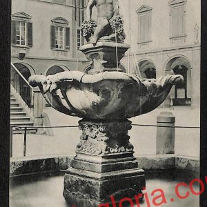 ah9016 - CARTOLINA D'EPOCA - Prato Città - La Fontana del Bacchino