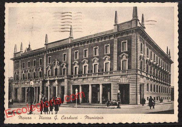 ag9532 - CARTOLINE D'EPOCA - Monza Città - Piazza G. Carducci