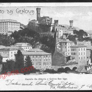 ag0975 - CARTOLINA D'EPOCA - Genova Città - Castello De Albertis