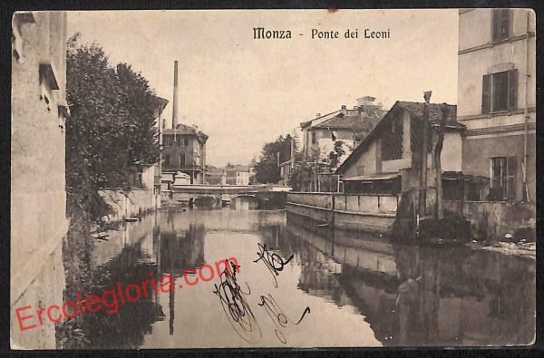 ag9534 - CARTOLINE D'EPOCA - Monza Città - Ponte dei Leoni