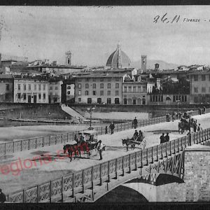 ae6710 - CARTOLINA D'EPOCA - Firenze Città - Ponte Grazie  1911