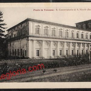 ah9022 - CARTOLINA D'EPOCA - Prato Città - R. Conservatorio di S. Nicolò