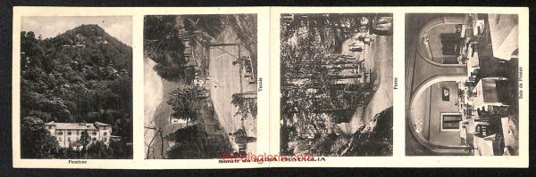 ae0217 - CARTOLINA  D'EPOCA DOPPIA - Arezzo Provincia - Badia Prataglia