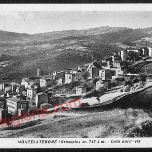 ag2426 - CARTOLINA D'EPOCA - Grosseto Provincia - Montelaterone   1955