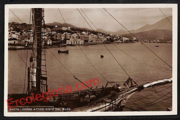 ag5812 - CARTOLINA D'EPOCA - Latina Provincia - Gaeta  1939