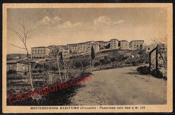 ag2447 - CARTOLINA D'EPOCA - Grosseto Provincia - Monterotondo  Marittimo