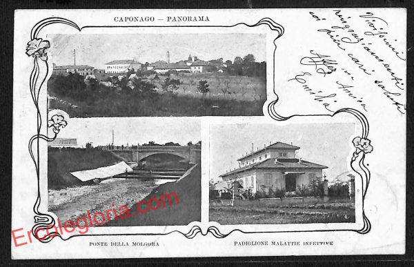 ag9546 - CARTOLINE D'EPOCA - Monza Provincia  - Caponago