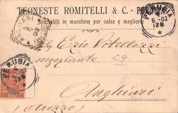 aa9963 - CARTOLINA  D'EPOCA - Perugia Città - 1903