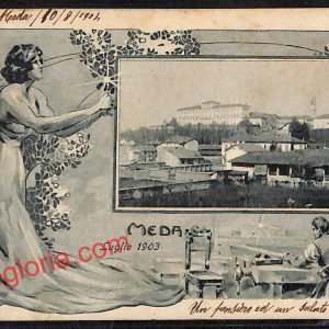 ag9548 - CARTOLINE D'EPOCA - Monza Provincia  - Meda