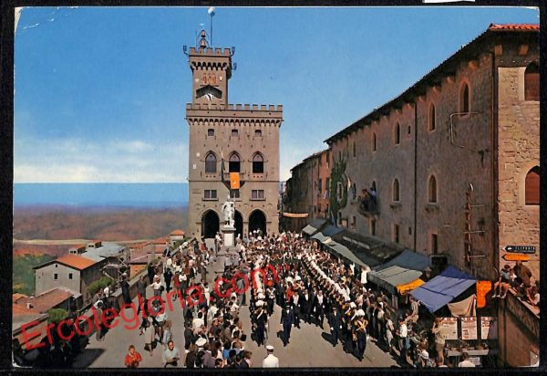 ai4699 - CARTOLINA D'EPOCA - San Marino - Palazzo del Governo