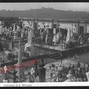 ae6997 - CARTOLINA D'EPOCA - Firenze Città - Cimitero di S. Miniato