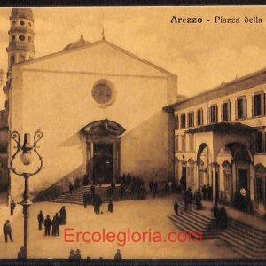 ae0038 - CARTOLINA  D'EPOCA - Arezzo Città - Piazza della Posta