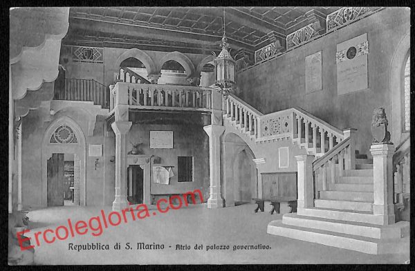 ai4705 - CARTOLINA D'EPOCA - San Marino - Palazzo Governativo