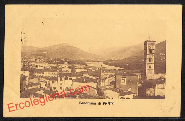 ah9045 - CARTOLINA D'EPOCA - Prato Città - Panorama