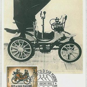 32836 - SAN MARINO - POSTAL HISTORY - MAXIMUM CARD 1962  Antique CARS Olympic