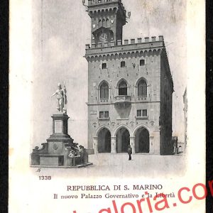 ai4706 - CARTOLINA D'EPOCA - San Marino - Palazzo Governativo