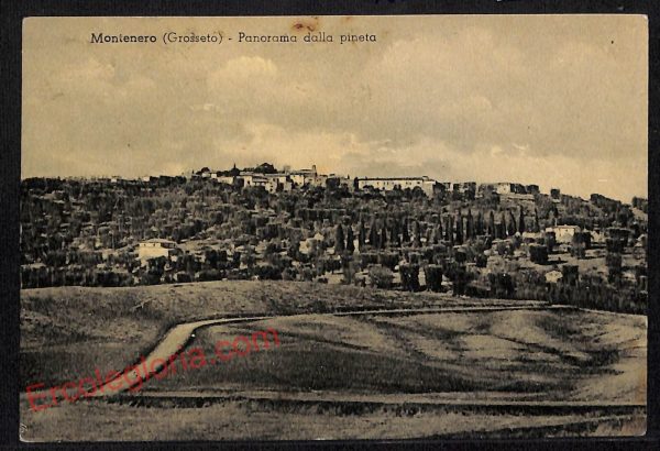 ag2453 - CARTOLINA D'EPOCA - Grosseto Provincia - Montenero   1950