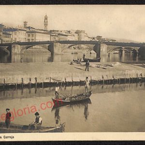 ae7004 - CARTOLINA D'EPOCA - Firenze Città - Ponte alla Carraja