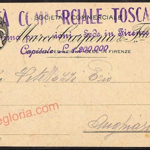 ae6731 - CARTOLINA D'EPOCA - Firenze - Società Commerciale Marco Carpena