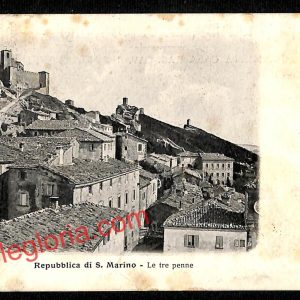 ai4707 - CARTOLINA D'EPOCA - San Marino - Le Tre Penne