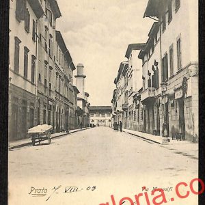 ah9050 - CARTOLINA D'EPOCA - Prato Città - Via Magnolfi