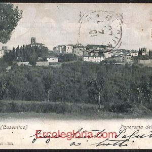 ae0237 - CARTOLINA  D'EPOCA - Arezzo Provincia - Bibbiena  1901