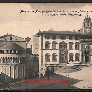 ae0041 - CARTOLINA  D'EPOCA - Arezzo Città - Piazza Grande