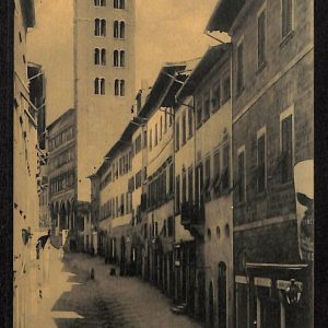 ae0044 - CARTOLINA  D'EPOCA - Arezzo Città - Corso Vittorio Emanuele  1908