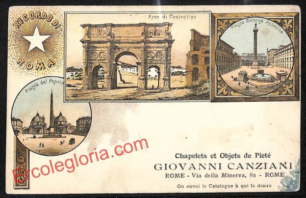 ai0977 - CARTOLINA D'EPOCA - Roma Città - Giovanni Canziani