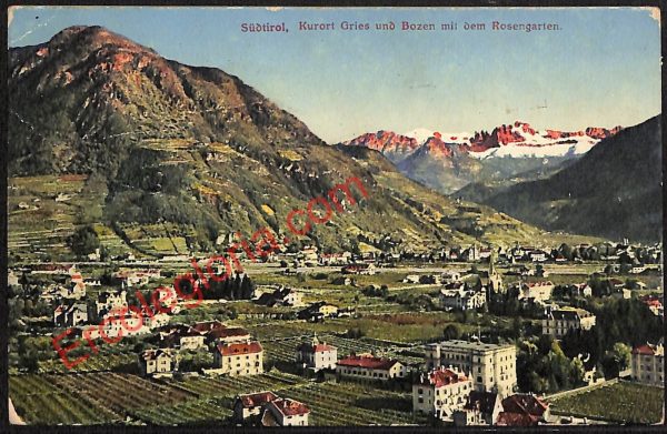 ae3613 - CARTOLINA  D'EPOCA - Bolzano Città - Panorama