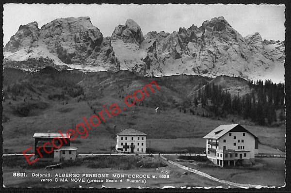 ae3614 - CARTOLINA  D'EPOCA - Bolzano Città - Albergo Pensione Monte Croce