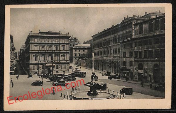 ai0979 - CARTOLINA D'EPOCA - Roma Città - Piazza Barberini