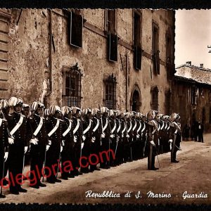 ai4724 - CARTOLINA D'EPOCA - San Marino Città - Guardia d'onore