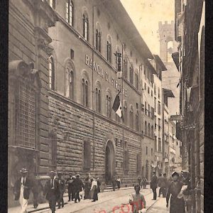 ae7005 - CARTOLINA D'EPOCA - Firenze Città - Via del Proconsolo  1916