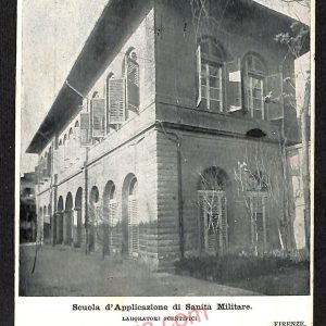 ae7006 - CARTOLINA D'EPOCA - Firenze - Scuola d' Applicazione di Sanità Militare
