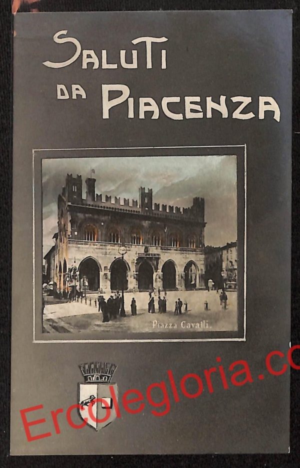 ah7524 - CARTOLINA D'EPOCA - Piacenza Città - Piazza Cavalli