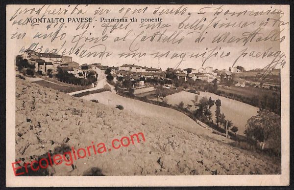 ah6138 - CARTOLINE  D'EPOCA - Pavia Provincia - Montalto Pavese